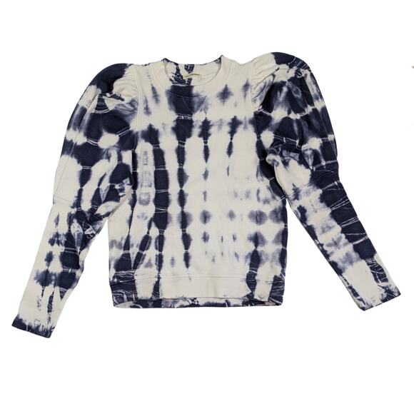 Ulla Johnson Tops - Ulla Johnson Philo Puff Sleeve Tie Dye Sweatshirt Size Large
